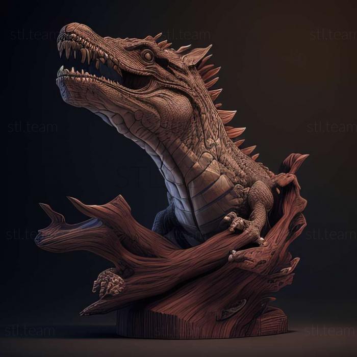 3D model Gavialosuchus (STL)